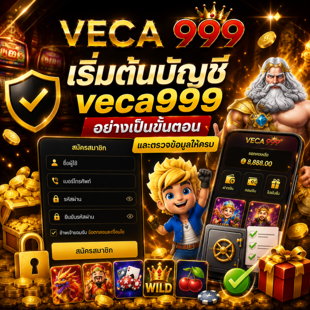 เริ่มต้นบัญชี veca999 อย่างเป็นขั้นตอนและตรวจข้อมูลให้ครบ